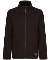 Men’s Harkila Metso Full Zip Sweater - Shadow Brown