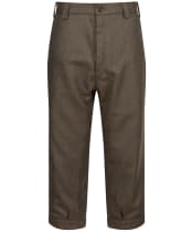 Men's Schöffel Ptarmigan Waterproof Tweed Plus Two's - Loden Green Herringbone Tweed