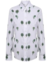 Women's Schoffel Norfolk Shirt - ARTICHOKE PRINT