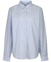 Women’s Schoffel Soft Oxford Shirt - Blue / Pink Stripe