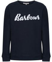 Girls Barbour Otterburn Overlayer, 10-15yrs - New Navy