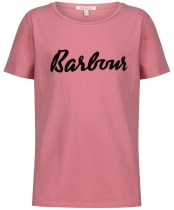 Girl's Barbour Rebecca T-Shirt - 10-15yrs - Vintage Rose