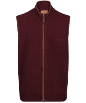 Men's Schoffel Orkney Merino Gilet - Damson