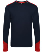 Men’s Helly Hansen Lifa Merino Midweight Crew Baselayer - Navy