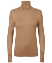 Women’s Holland Cooper Roll Neck Knit - Dark Camel