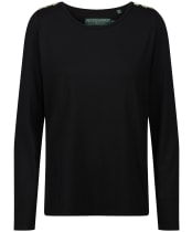 Women’s Holland Cooper Long Sleeve Crew Neck Tee - Black
