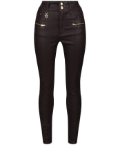 Women’s Holland Cooper Coated Jodhpur Jeans - Chocolate