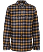 Men’s Fjallraven Skog Shirt - BUCKWHT BRN/BLK