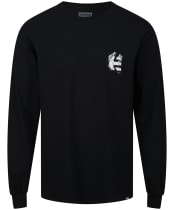Men’s Etnies RP Double Arrow Long Sleeve Tee - Black