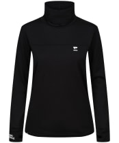Women’s Mons Royale Yotei BF High Neck Top - Black
