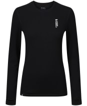 Women’s Mons Royale Cascade Merino Flex 200 Long Sleeved T-Shirt - Black