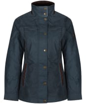 Women's Dubarry Mountrath Waxed Jacket - Dark Pebble