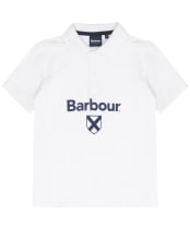 Boy's Barbour Floyd Polo - White