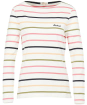 Women’s Barbour Hawkins Top - CLOUD STRIPE 5