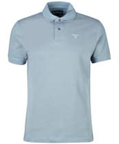 Men's Barbour Sports Polo 215G - Washed Blue