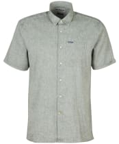 Men's Barbour Nelson S/S Summer Shirt - Bleached Olive