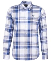 Men's Barbour Kidd Tailored Shirt - Deep Blue