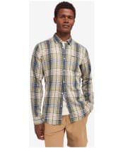 Men's Barbour Laneskin Tailored Shirt - Olive