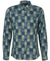 Men's Barbour Patch Tailored Shirt - Kielder Blue