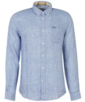 Men's Barbour Linton Tailored Shirt - Navy