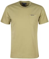 Men's Barbour Langdon Pocket T-Shirt - Bleached Olive
