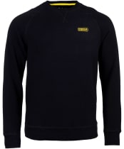 Men's Barbour International Essential Crew Neck Sweat - Black