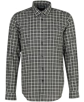 Men's Barbour International Mccloud Shirt - Black / Whisper White