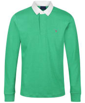 Men's GANT Solid Heavy Rugger - Mid Green