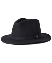 Brixton Messer Packable Fedora - Black