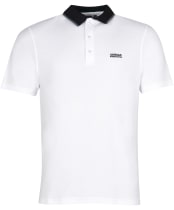Men's Barbour International Crosby Polo Shirt - White