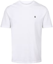 Men's Volcom Short-Sleeve Stone Blanks Basic T-Shirt - White