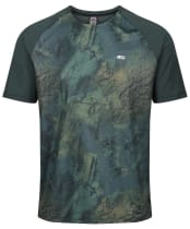 Men's Picture Osborn Printed Short Sleeved Tech T-Shirt - Geology Green
