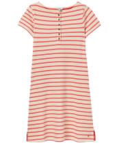 Women's Joules Kea Dress - Coral Stripe