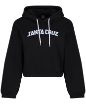 Women's Santa Cruz Gingham Arch Strip Hood - Black
