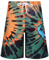 Men's Santa Cruz Screaming Hand Boardshort - Black / Orange / Green