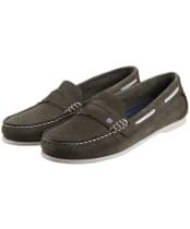 Women's Dubarry Belize Slip-on Deck Shoes - Pesto