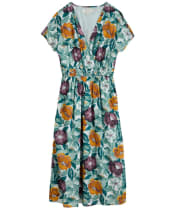 Women's Seasalt Tresillian Walk Dress - Collage Floral Seahorse