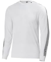 Men’s Helly Hansen Lifa Stripe Crew Baselayer - White