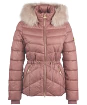 Women's Barbour International Island Quilted Jacket - Arabesque
