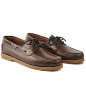 Men’s Le Chameau Galion Deck Shoes - Marron