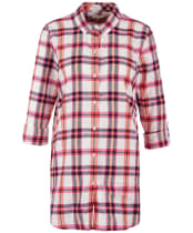 Women’s Barbour Windbound Shirt - Cloud / Pumpkin