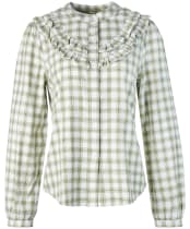 Women's Barbour Mersea Shirt - Cloud Check