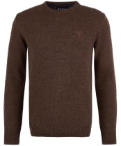 Men's Barbour Tisbury Crew Neck Sweater - Dark Sand
