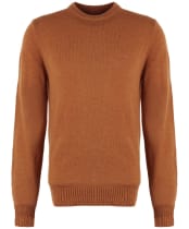 Men's Barbour Newbury Crew Sweatshirt - Harvest Gold