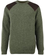 Men's Barbour Raisthorpe Crew Neck Jumper - Olive