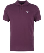 Men's Barbour Tartan Pique Polo Shirt - Fig