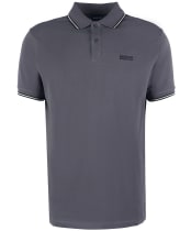 Men's Barbour International Rider Tipped Polo - Asphalt