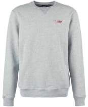 Men's Barbour International Charlton Crew - Grey Marl