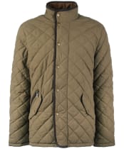 Men's Barbour Waterproof Shoveler Quilted Jacket - Clay