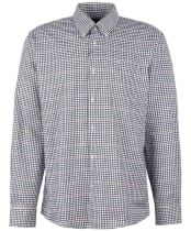 Men’s Barbour Henderson Thermo Weave Shirt - Whisper White